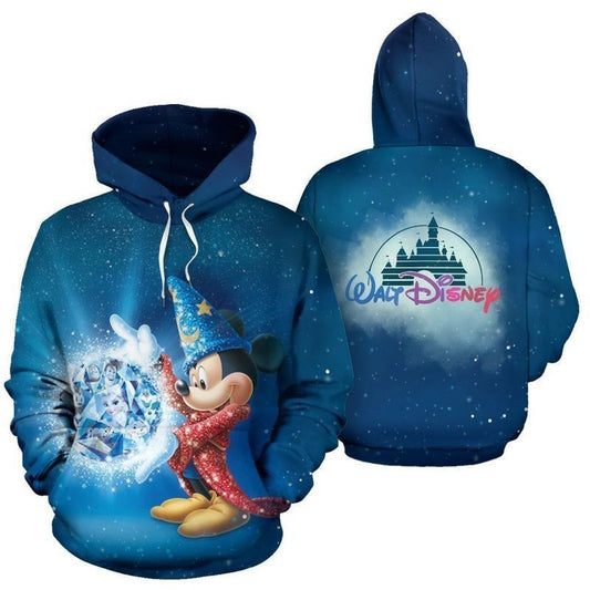 Mickey Mouse Wizard Disney Catsle Over Print 3d Hoodie Zip Hoodie 5 Moonbestprint