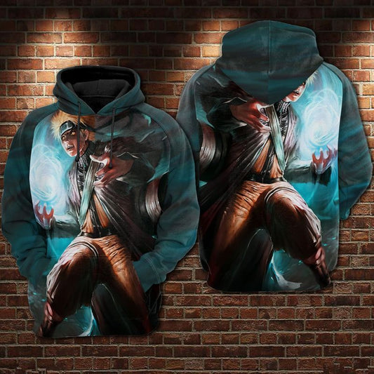 For Naruto Lovers Practice Qigong 3d Hoodie Moonbestprint