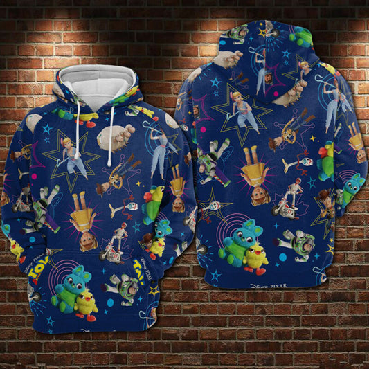Toy Story 4 Hoodie - Zip Hoodie Moonbestprint