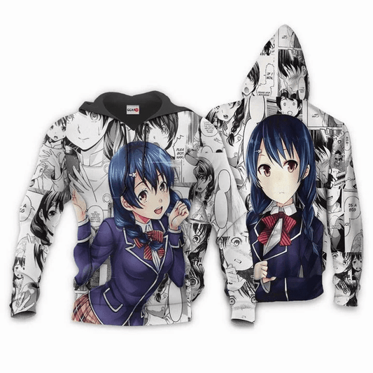 Shokugeki No Soma Tadokoro Megumi Food Wars Anime Manga For Men And Women 3d Hoodie Zip Hoodie Moonbestprint