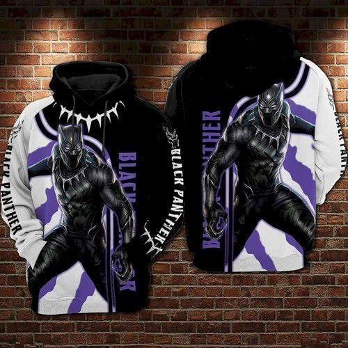 Black Panther Hoodie Marvel 3d Hoodie Zip Hoodie Moonbestprint