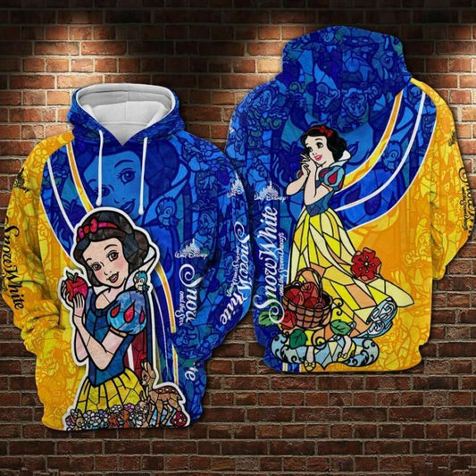 Snow White And The Seven Dwarfs 3 Over Print 3d Hoodie Zip Hoodie Moonbestprint