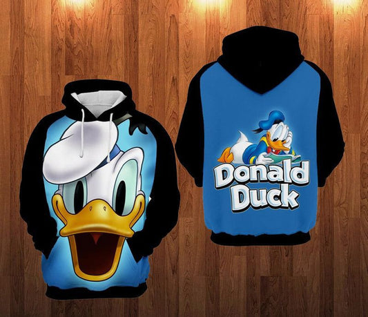 Donald Duck Disney Over Print 3d Hoodie Zip Hoodie 3 Moonbestprint
