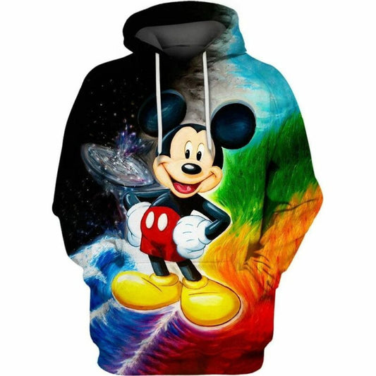 Disney Mickey Mouse Art 3d Hoodie Zip Hoodie Moonbestprint