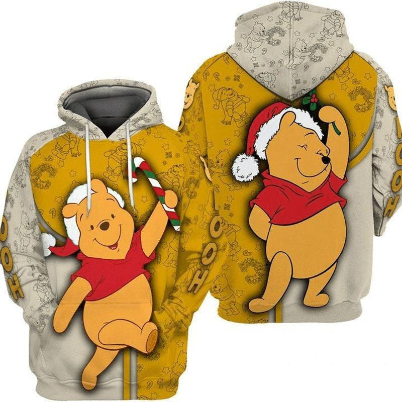 Pooh Bear Xmas 3d Hoodie Moonbestprint