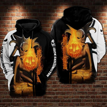 Jack Skellington Over Print 3d Hoodie Zip Hoodie 243 Moonbestprint