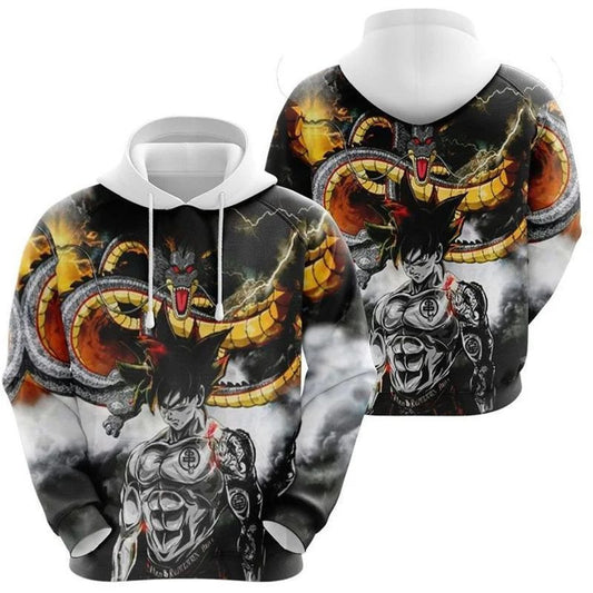 Dragon Ball Z Goku 3d Hoodie Zip Hoodie Moonbestprint