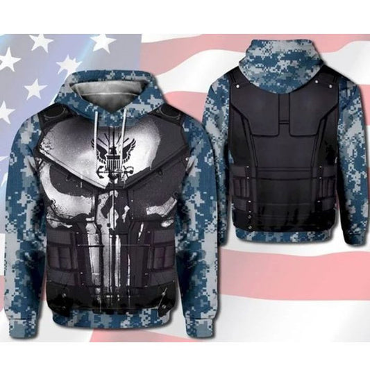 Black Armor Camo 3d Hoodie Moonbestprint
