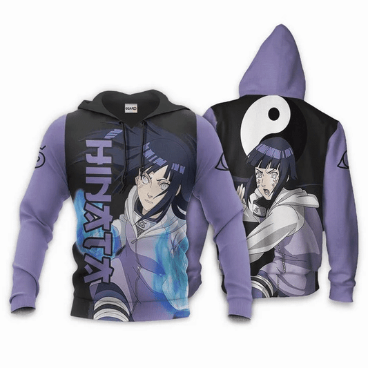 Hinata Hyuga Naruto Anime Manga For Men And Women 3d Hoodie Zip Hoodie Moonbestprint