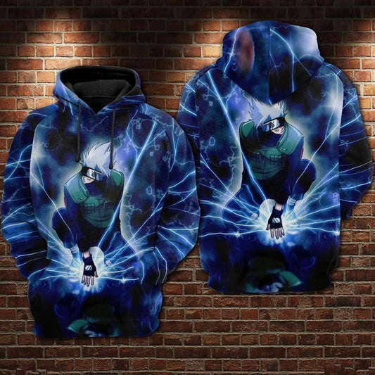 For Hatake Kakashi Lovers Thunder Super Powers 3d Hoodie Moonbestprint