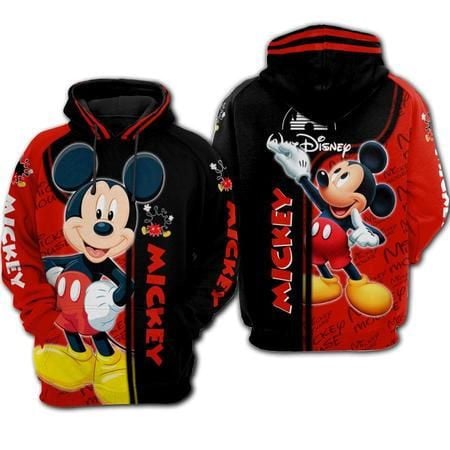 Limited Design Walt Disney Mickey Mouse 3d Hoodie Moonbestprint
