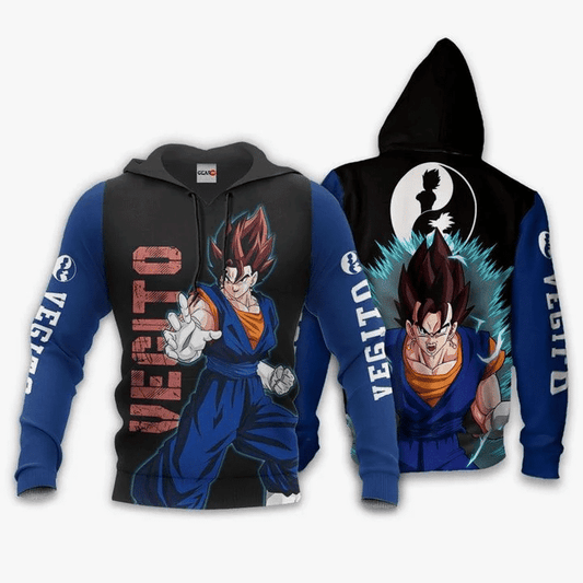 Vegito Dragon Ball Anime Manga For Men And Women 3d Hoodie Zip Hoodie Moonbestprint