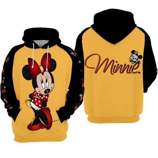 Minnie Mouse Shy - Disney Over Print 3d Hoodie Zip Hoodie 14 Moonbestprint