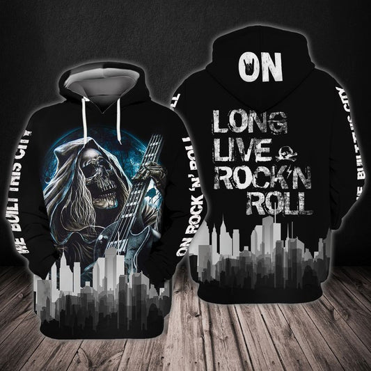 Rock N Roll On Long Live Rock N Roll For Men And Women 3d Hoodie Zip Hoodie Moonbestprint