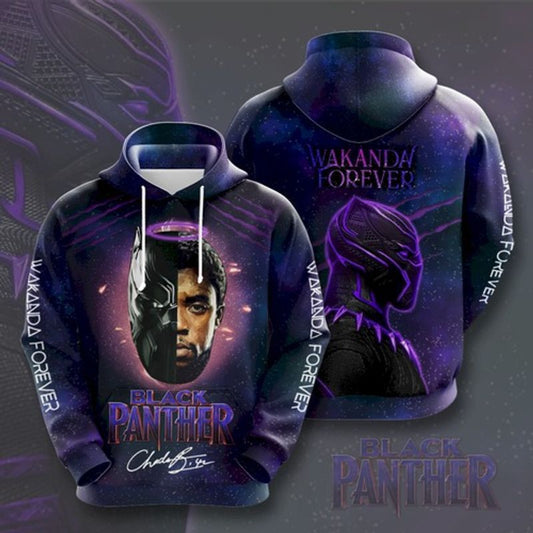 Black Panther Over Print 3d Hoodie Zip Hoodie 8 Moonbestprint