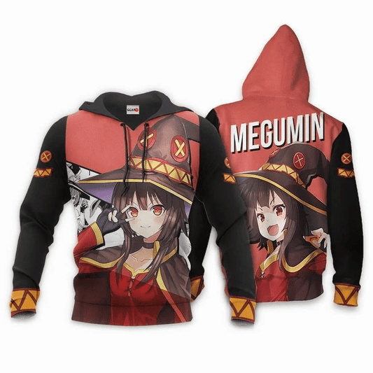 Megumin Anime Manga Konosuba God?s Blessing On This Wonderful World For Men And Women 3d Hoodie Zip Hoodie Moonbestprint