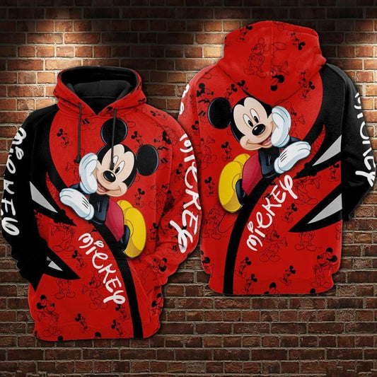 Mickey Mouse Over Print 3d Hoodie Zip Hoodie 283 Moonbestprint