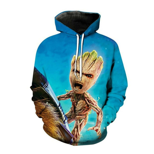 Star Wars Baby Groot 3d Hoodie Zip Hoodie Moonbestprint