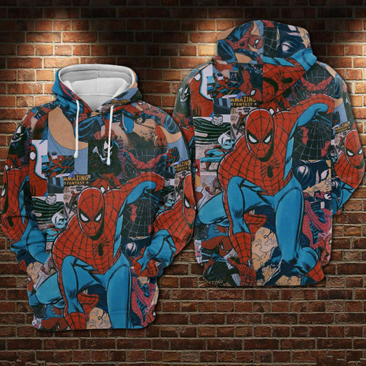 Spiderman 01 Hoodie - Zip Hoodie Moonbestprint