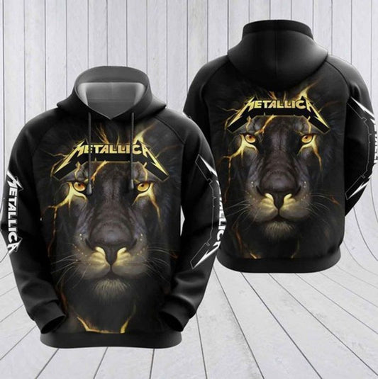 Metallica Lion Thunder All Over Printed Custom 3d Hoodie Moonbestprint