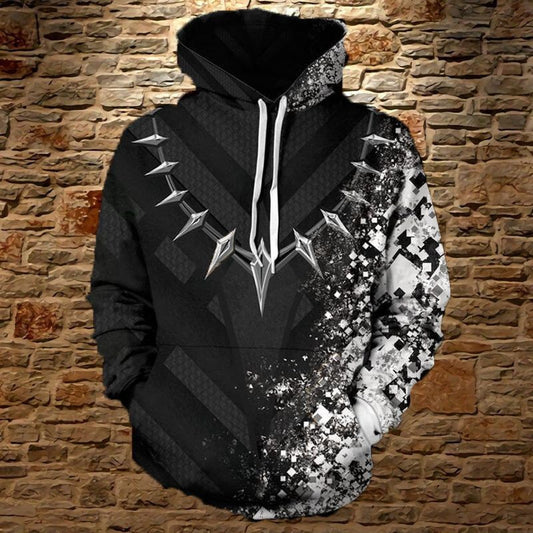 Vanishing Black Panther Wakanda Forever Over Print 3d Hoodie Zip Hoodie Moonbestprint