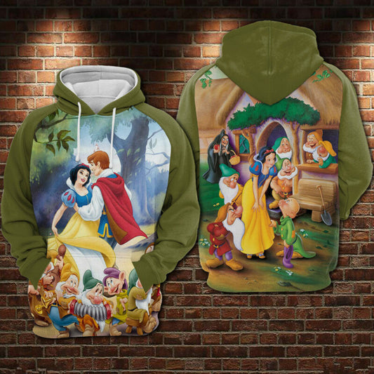 Snow White And The Seven Dwarfs 001 Hoodie Zip Hoodie Moonbestprint