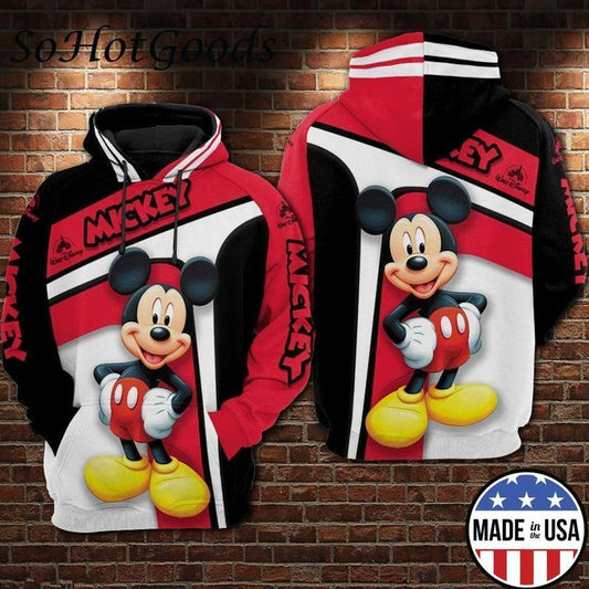 Mickey Disney Full Over Printing 6 3d Hoodie 346 Moonbestprint