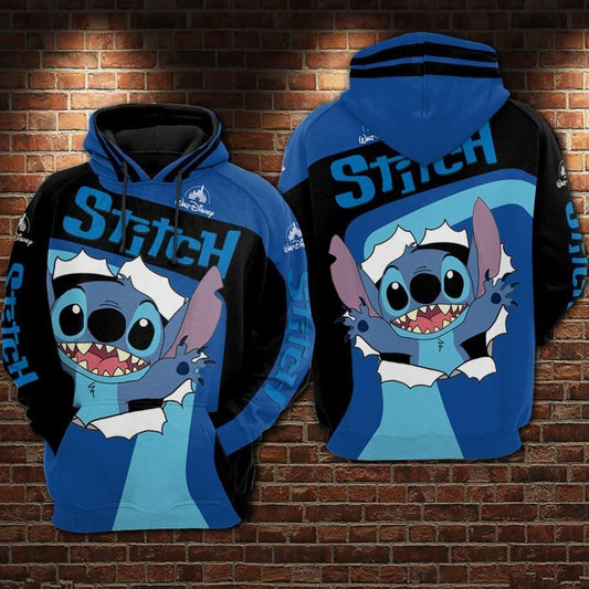 Lilo And Stitch Walt Disney Over Print 3d Hoodie Zip Hoodie 1208 Moonbestprint