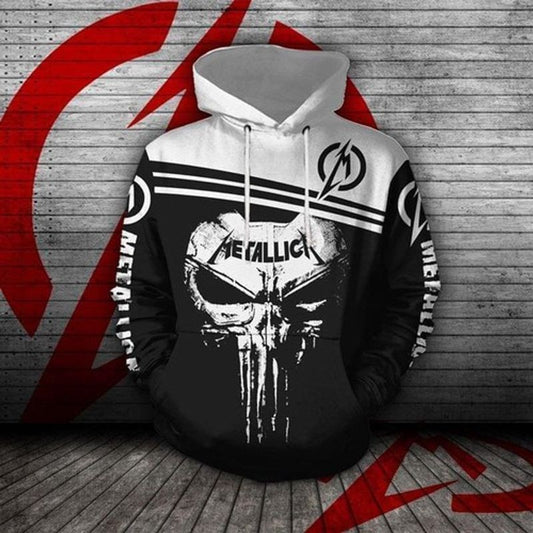 Metallica Skull All Over Printed Custom 3d Hoodie Moonbestprint