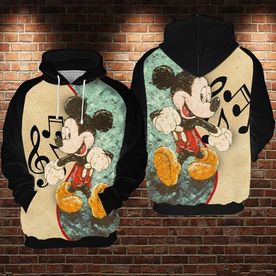 Mickey Mouse Movies Disney Over Print 3d Hoodie Zip Hoodie 344 Moonbestprint