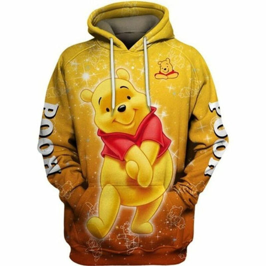 Winnie The Pooh Lovers 3d Hoodie Moonbestprint