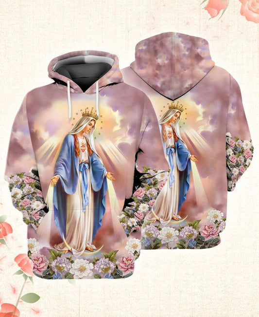 Mama Mary For Men And Women 3d Hoodie Zip Hoodie Moonbestprint