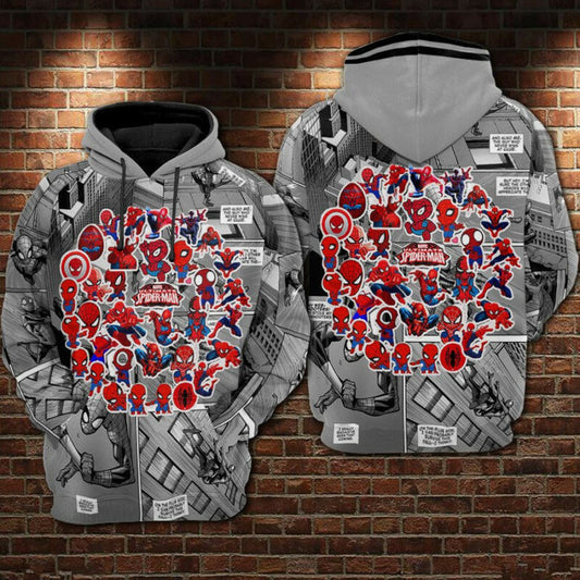 Spider-man Superhero 2022 Hoodie Zip Hoodie 3d Moonbestprint