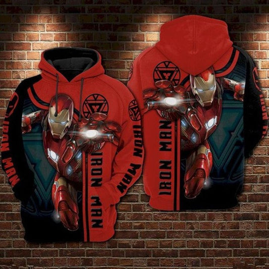 I Am Iron Man 3d Hoodie Zipper Hoodie Moonbestprint