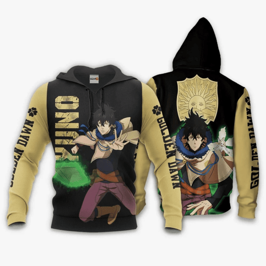 Yuno Anime Manga Black Clover Golden Dawn For Men And Women 3d Hoodie Zip Hoodie Moonbestprint