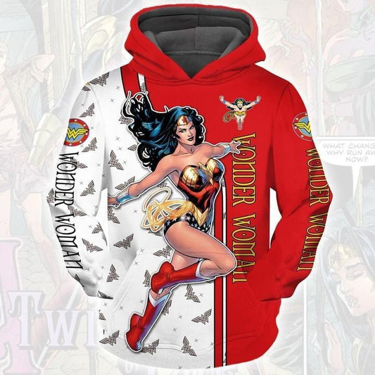 Wonder Woman Dc Full Printing Hoodie 3d Hoodie Moonbestprint