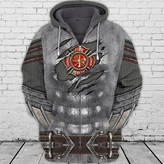 Firefighter Honor For Men And Women 3d Hoodie Zip Hoodie Moonbestprint