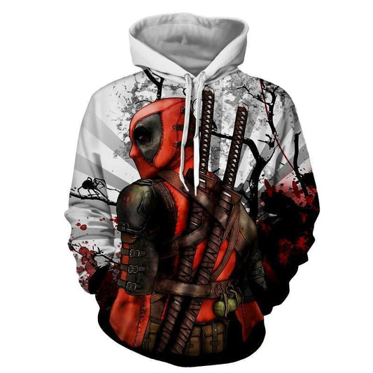 Deadpool Avengers Marvel Over Print 3d Hoodie Zip Hoodie Moonbestprint