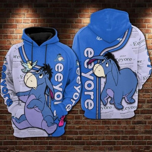 Winnie The Pooh Eeyore 3d Hoodie 2 Moonbestprint