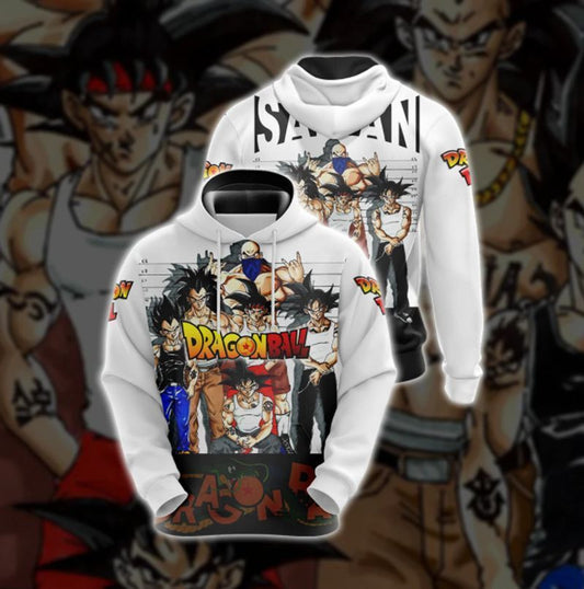 Dragon Ball Z Saiyan Gang Over Print 3d Hoodie Zip Hoodie 54 Moonbestprint