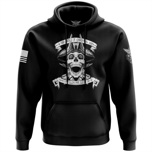 Blackbeard's Warning Hoodie Moonbestprint
