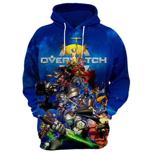 Overwatch Characters 3d Hoodie Zip Hoodie Moonbestprint