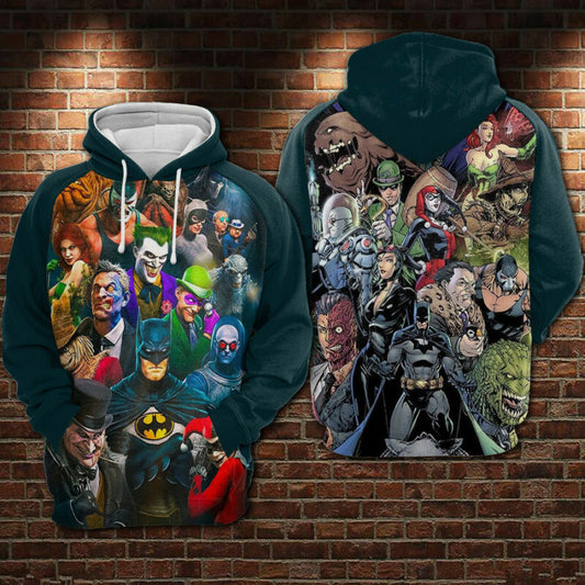 Batman 04 Hoodie - Zip Hoodie Moonbestprint