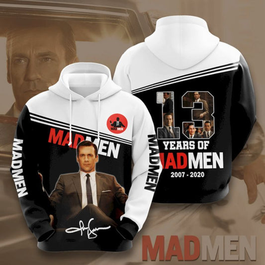 Madmen Signature 13 Years Of Madmen All Over Printed Custom 3d Hoodie Moonbestprint