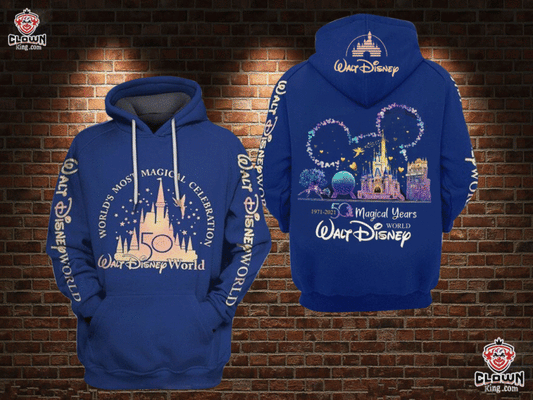 Disney 50th Anniversary Custom Hoodie Zip Hoodie Pk001 Moonbestprint