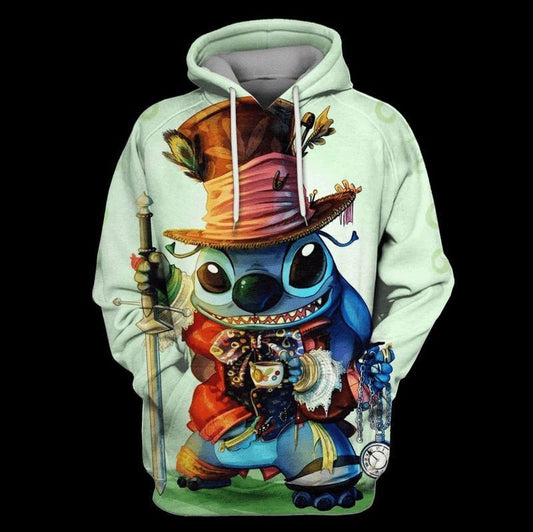 Lilo And Stitch Cute Lover Xi 3d Hoodie Zip Hoodie Moonbestprint