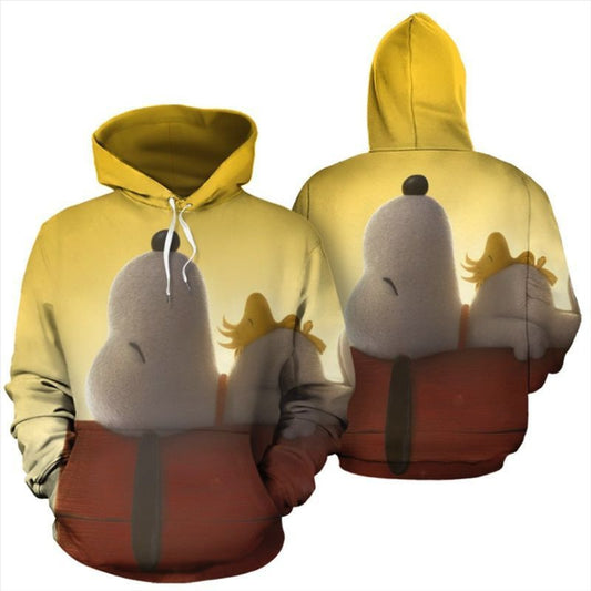 Snoopy Sleeping Limited Over Print 3d Hoodie Zip Hoodie Moonbestprint