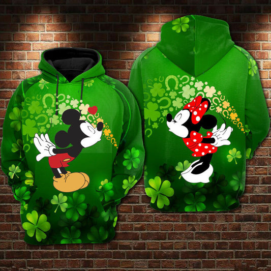 Mickey And Minne Patrick's Day - Hoodies 31 Moonbestprint