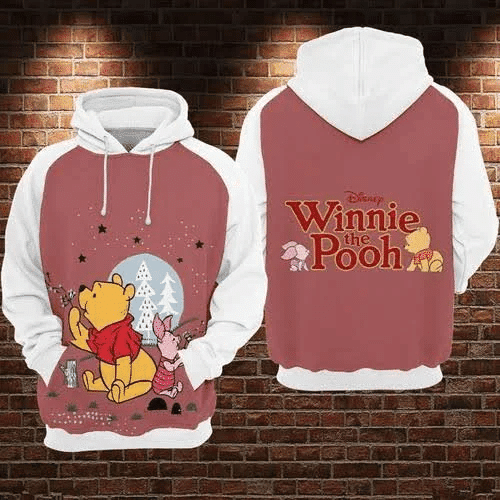 Winnie The Pooh With Piglet Hoodie Moonbestprint