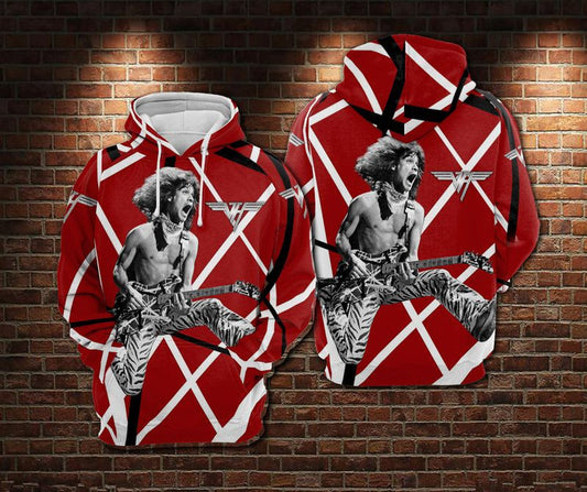 Eddie Van Halen 3d Hoodie Moonbestprint